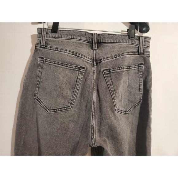 Abercrombie & Fitch Ankle Straight Ultra High Rise Jeans Womens Size 28 6S Gray - Picture 7 of 12